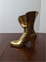 Vintage Brass womens high heel boot
