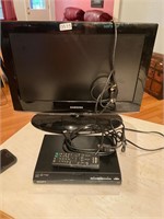 Samsung 22” Tv, Sony DVD player- DVD has remote