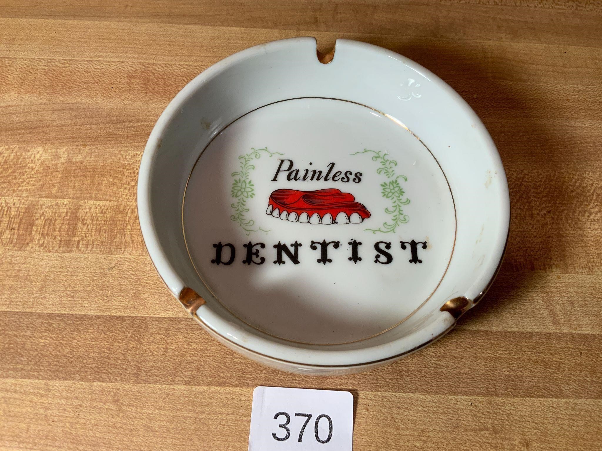 Vintage Painless Dentist Ashtray