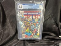 Iron Man #114 Key Comic Book CGC Graded 5.0