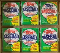 5 UNSEARCHED 1981 TOPPS PKS AND 1 UNSEARCHED 1984