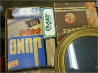 4 Boxes of misc vintage items