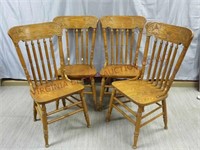Cochrane Furniture Solid Wood Dining Chairs ~ 4