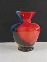 Vintage Norleans Multicolored Swirl Cased Glass