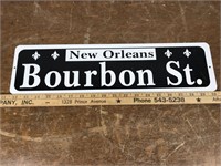 Bourbon Street New Orleans Sign