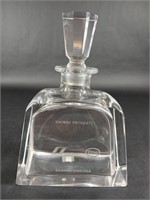 Hadeland Norway Crystal Decanter Etched 24