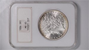 1886 Morgan Silver $ NGC MS63
