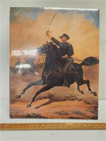 Sealed Poster of Man on Horse- Summit Art Company