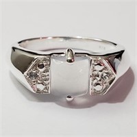 $120 Silver Moonstone Ring