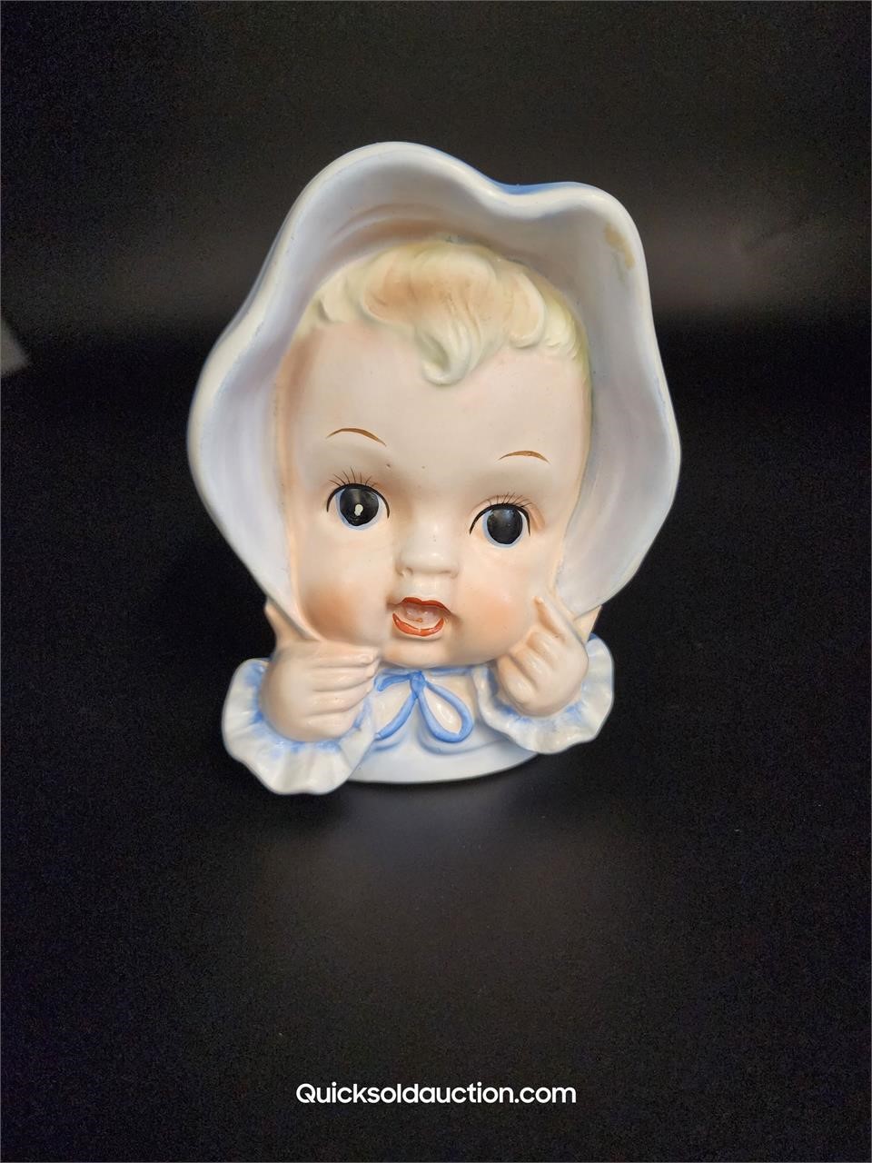 Lefton Japan # 855 Baby Head Vase 5" H.