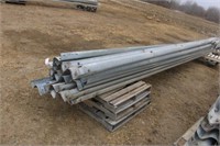 (14) Metal Guard Rails, Approx 13Ft-25Ft
