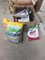 BOX OF INSECT KILLER& SCOTTS WEED & FEED