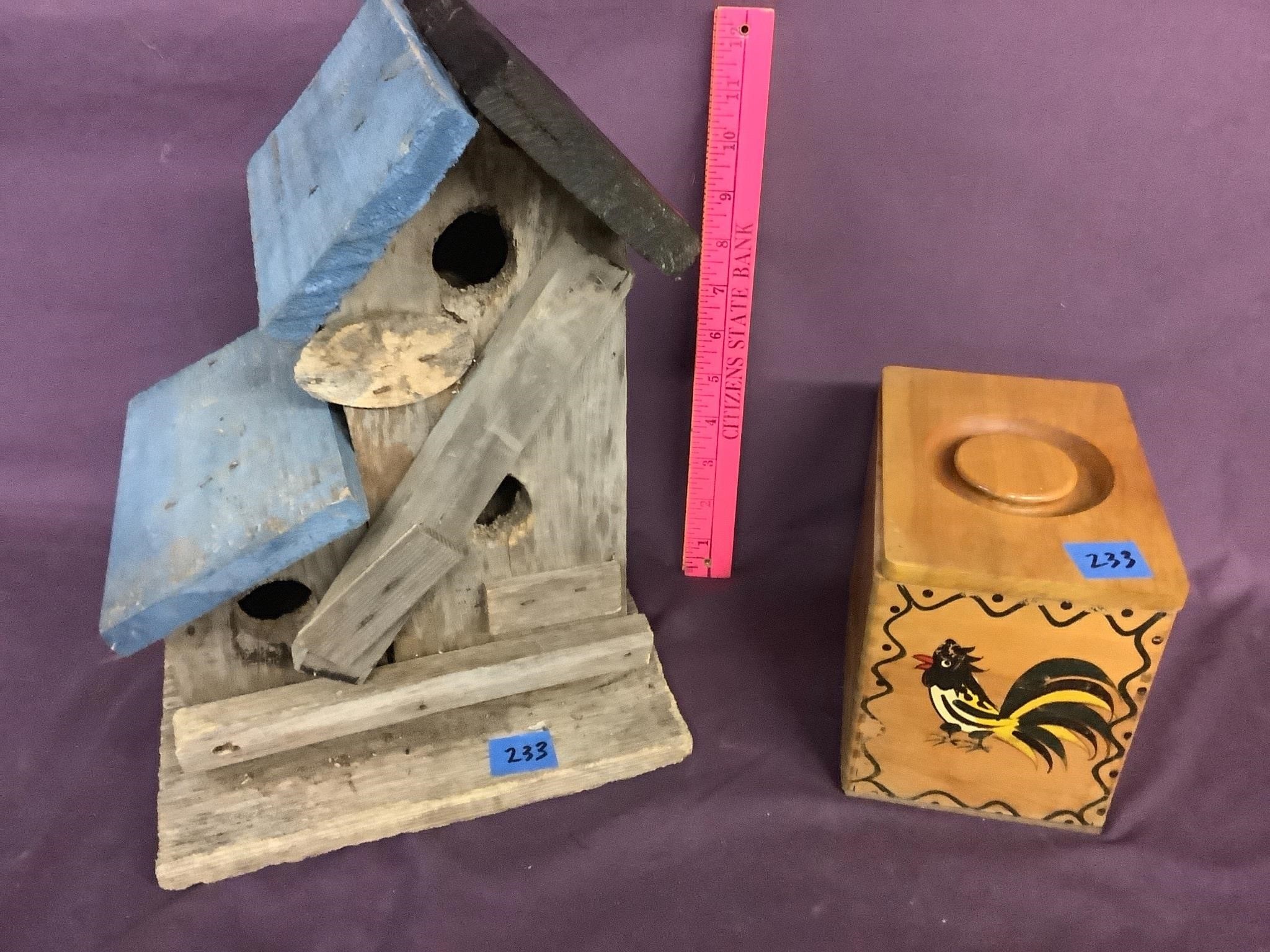 Bird house- wood box