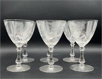 6 Cambridge HARVEST (3750) Liquor Glasses