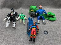 Action Figures-Power Rangers, Heman,Ghost Busters