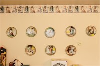 (8) Bessie Pease Collectors Plates