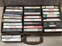 (27) Rock Cassettes In Case