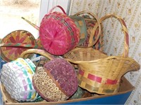 Vintage Easter and other baskets UPSTAIRS BEDROOM