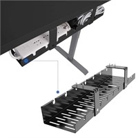 FLEXISPOT Under Desk Cable Management Tray, Metal