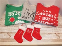 CHRISTMAS T SHIRTS SIZE S