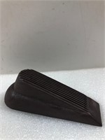 Brown Rubber Door Stop 5"