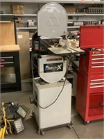 Delta X5 Band Saw on rolling stand - model