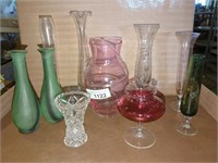 Vintage glass Vases