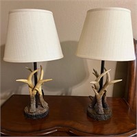 Antler Lamp Set