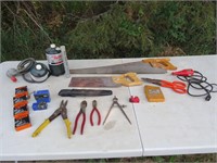HAND SAWS / ENGRAVER & VARIOUS ITEMS