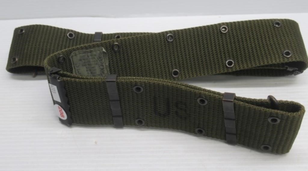 Vietnam era utility belt A/K clip type.