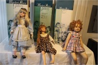 (3) Masterpiece Gallery Dolls