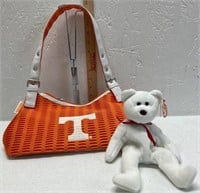 Tennessee Volunteers purse 12x3x7 and Ty