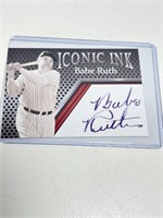 Iconic Ink Babe Ruth Facsimile Auto