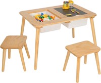 Sensory Table  Multifunction Toddler Play W/ Stool