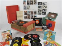 RECORD PLAYER, RCORDS & VIEWMASTER, ETC: