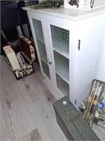 SMALL GLASS FRONT CABINET