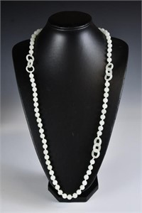 A White Jade Necklace