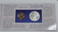 2000 AE Silver Dollar in Millennium Coin Set
