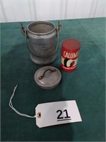 Cream Pail- Calumet Tin