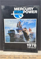 1978 Mercury Boat Motor Pamphlet (13 pgs.)