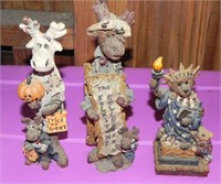 (3) Boyds Bears and Friend Figurines