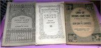 (3) Antique Opera & Theatre Books