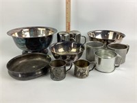 Gorham E.P. Silver plate bowl set of 3.  Silver
