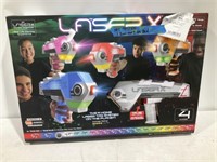 Laser X laser tag game, 1 gun bad, not tested
