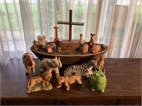 Noah’s Ark and animal figurines