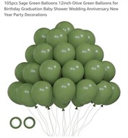 MSRP $14 105Pcs Green Balloons