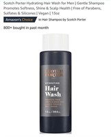 MSRP $14 Mens Hydrating Hair Wash