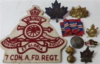 Vintage Military Badges / Pins
