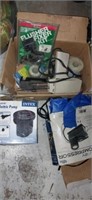 Lot with soldering gun air compressor and