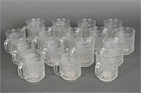 Trellis Glass Mugs by Crystal Clear